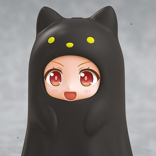[입고완료][굿스마일컴퍼니] 넨도로이드 모어 얼굴 파츠 케이스 고양이 유령 BLACK Ver.