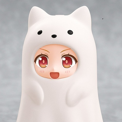 [입고완료][굿스마일컴퍼니] 넨도로이드 모어 얼굴 파츠 케이스 고양이 유령 WHITE Ver.